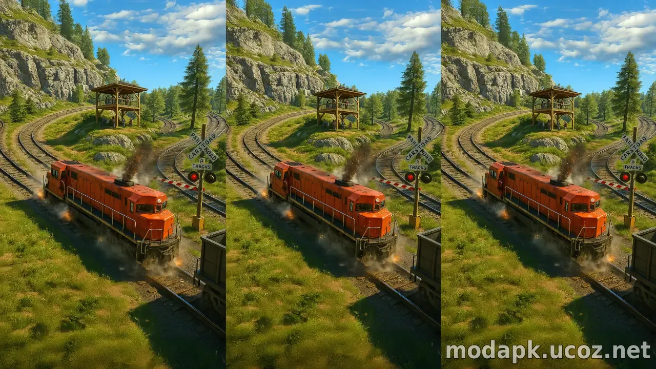 Train Ramp Jumping