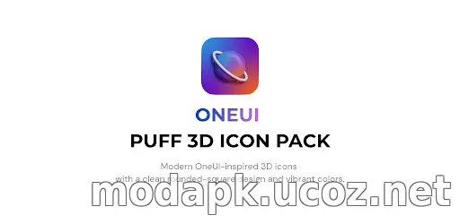 OneUi Puff 3D Icon Pack