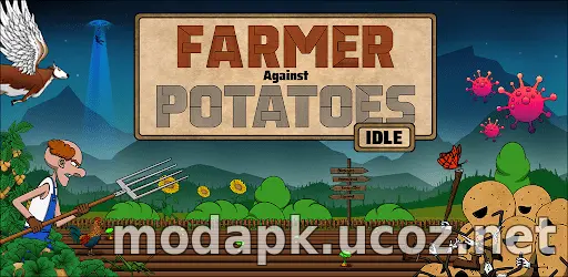 Farmer Against Potatoes Idle