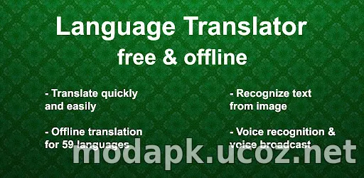 Offline Language Translator